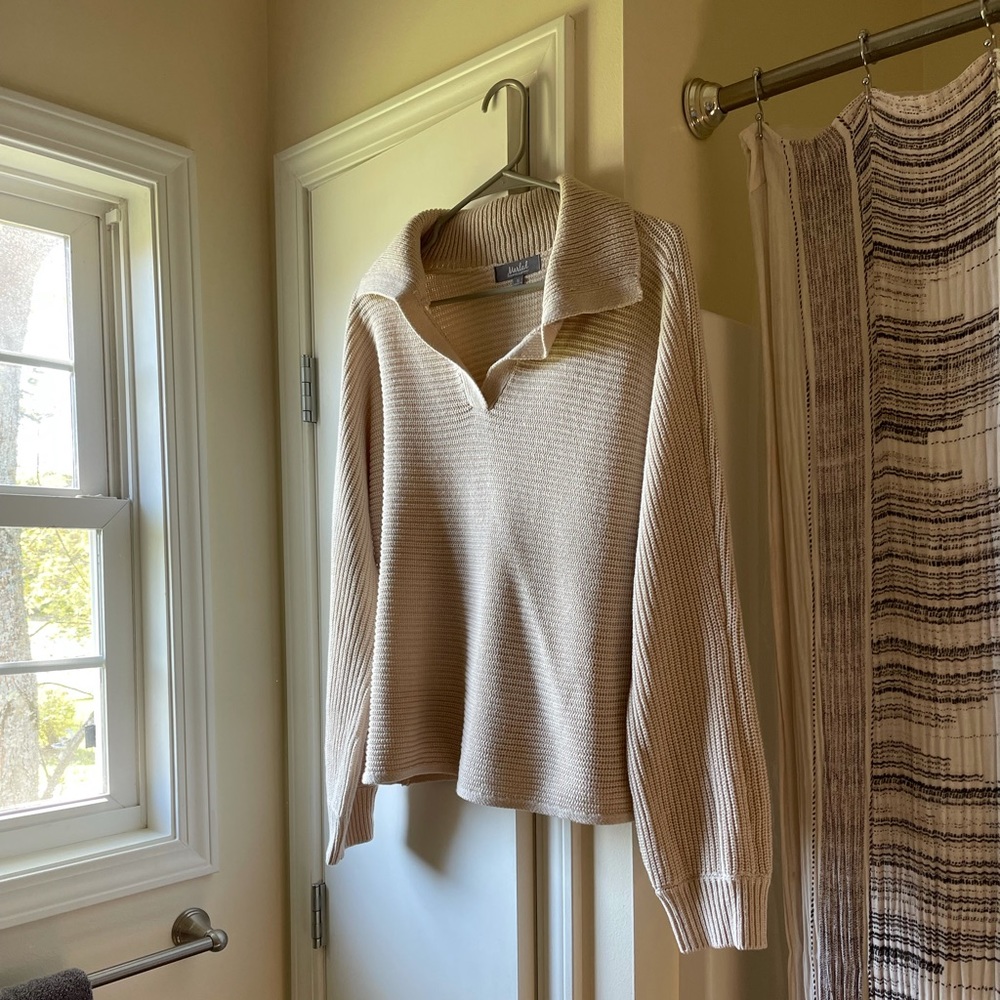Marled knit sweater